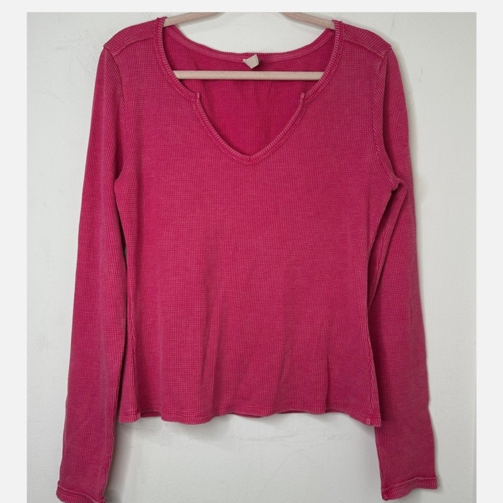 Pilcro by Anthropologie Waffle Knit Top